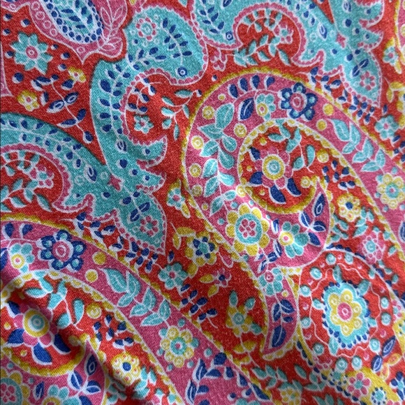 Talbots Multicolor Paisley Long Sleeve Top - Picture 2 of 3